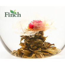 Artistic Flower Blooming Tea Made of Green Tea And Calendula EU Standard